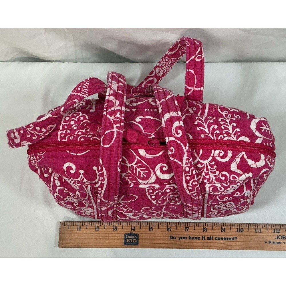 Vera Bradley Twirly Birds Pink Shoulder Bag Purse ( Retired Pattern) - Picture 3 of 12